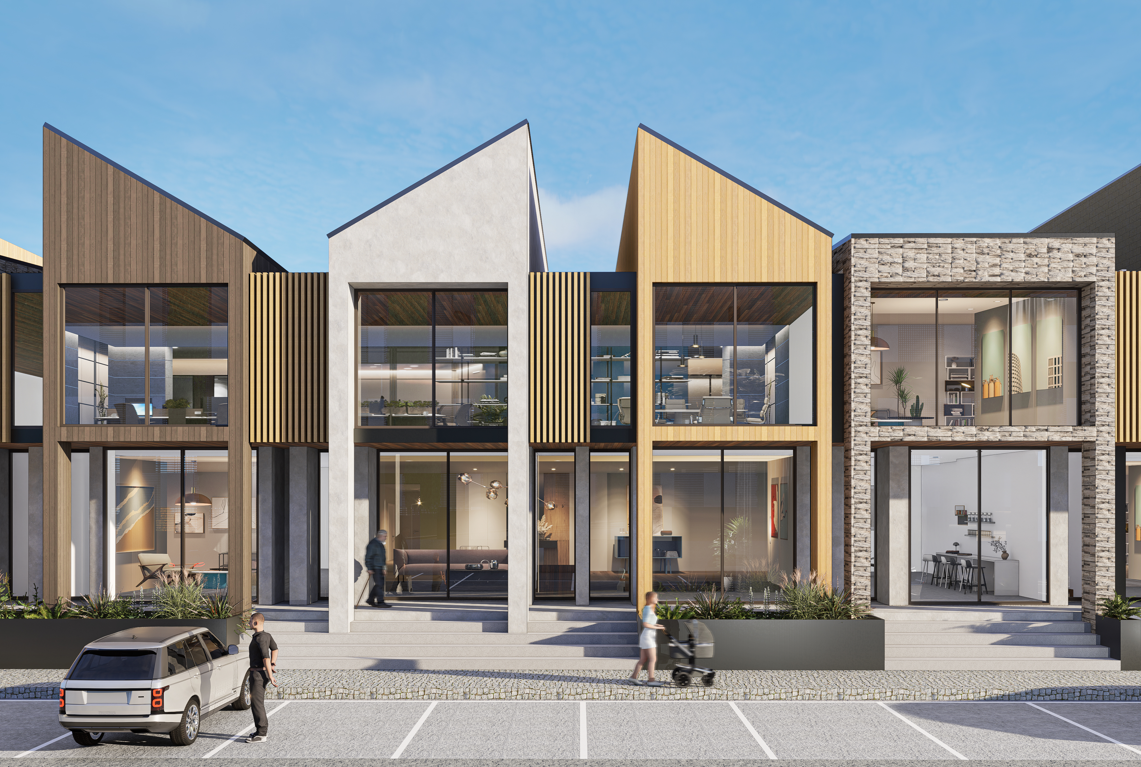 Waipuna Rise Commercial B2 streetscape render