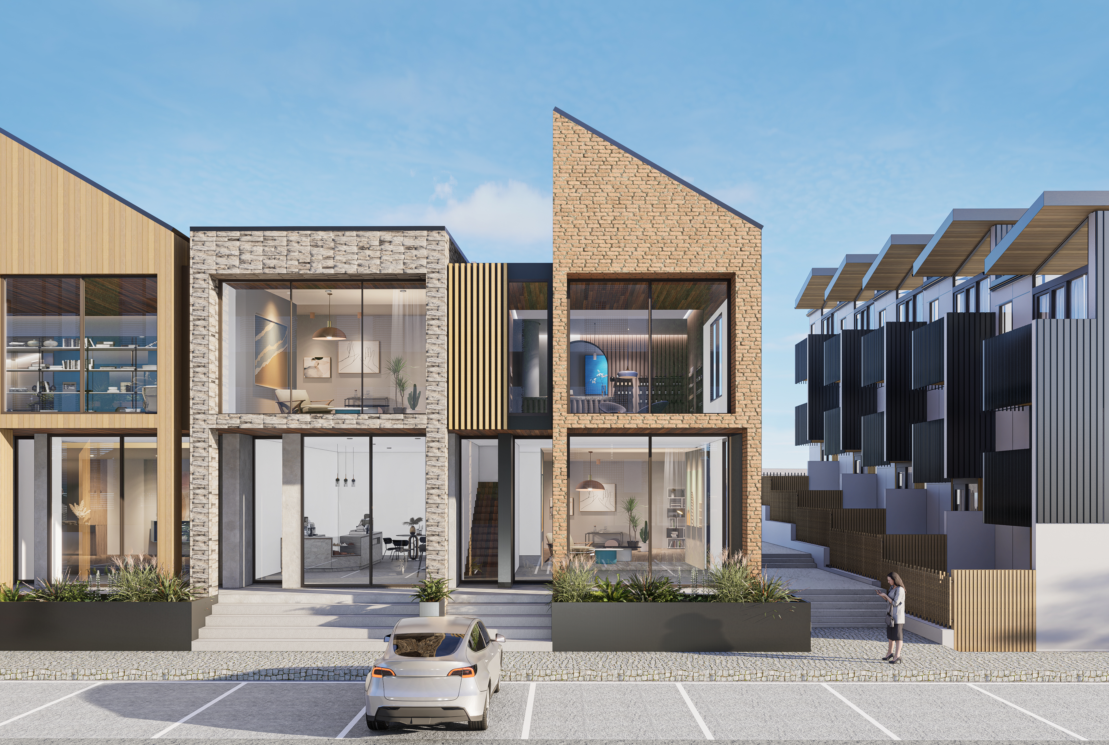 Waipuna Rise Commercial B2 architectural render